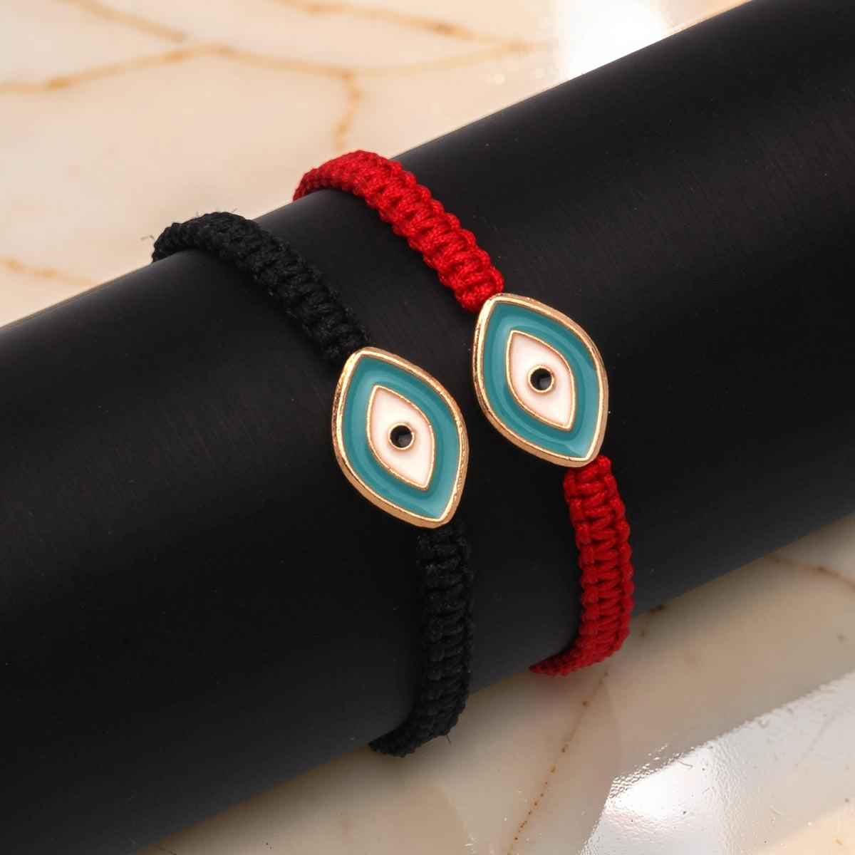 ATELIER-TIBET – Bracelet Mauvais Œil Force Spirituelle en Fil Rouge