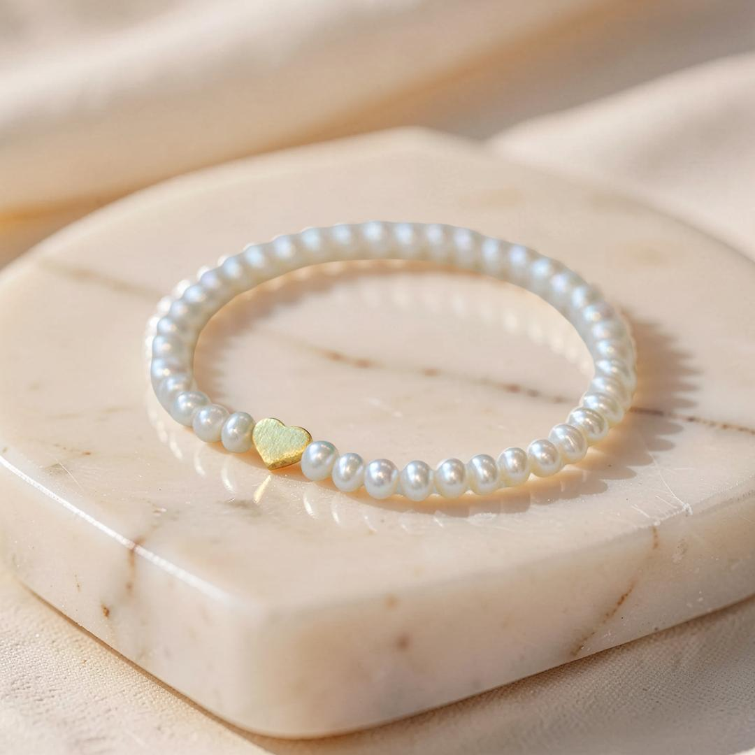 ATELIER-TIBET – Bracelet Perle d'Eau Douce – Amour Parfait