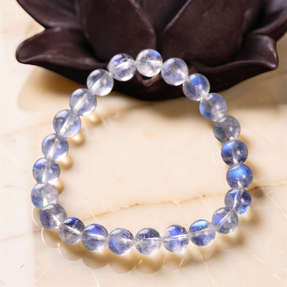 ATELIER-TIBET – Bracelet Pierre de Lune – Océan