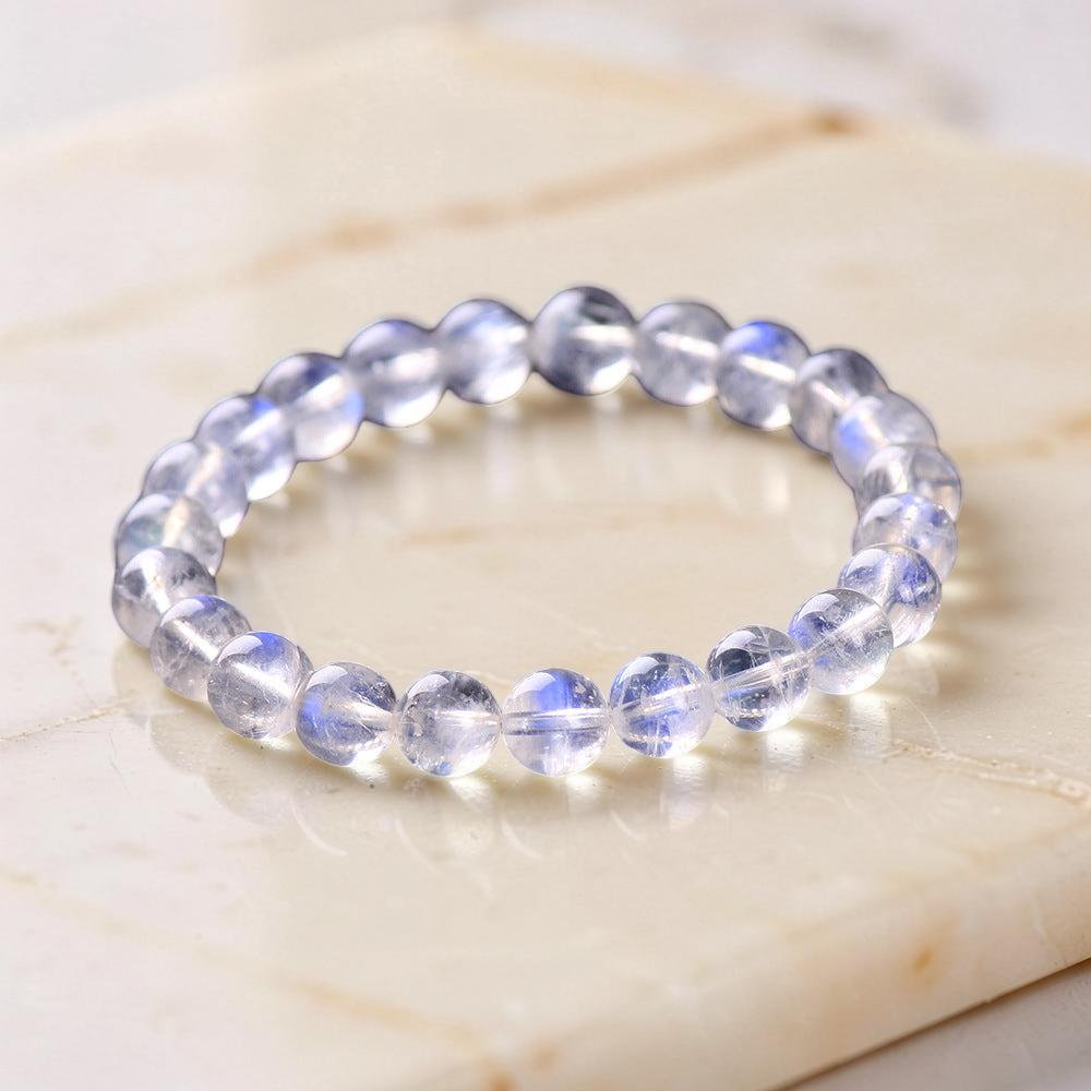ATELIER-TIBET – Bracelet Pierre de Lune – Océan
