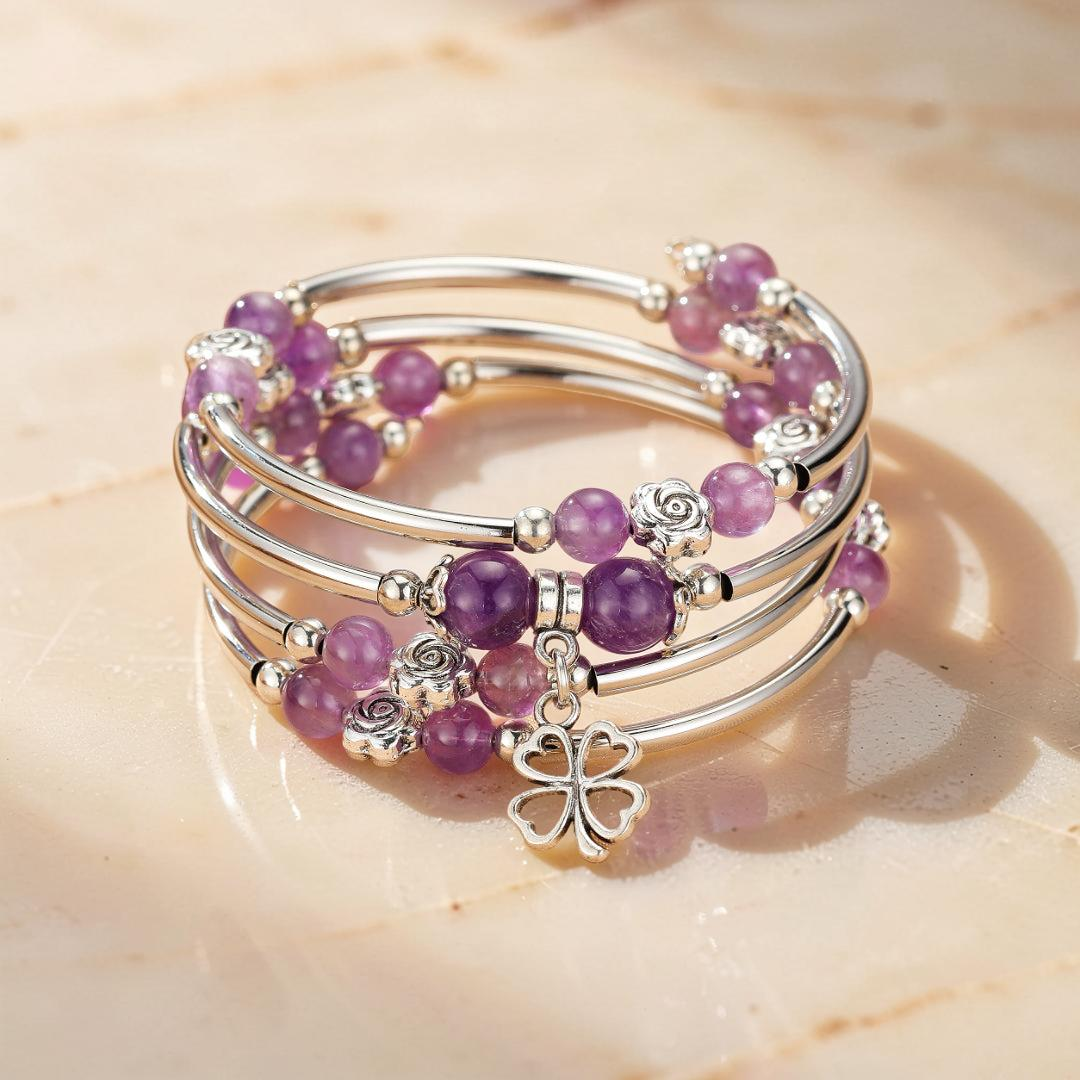 ATELIER-TIBET – Bracelet Pierres Naturelles – Chance Radieuse