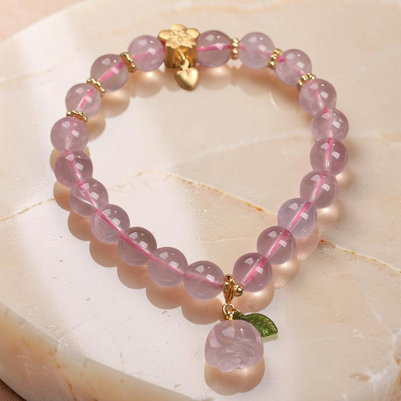 ATELIER-TIBET – Bracelet Quartz Rose – Amour de Cerise