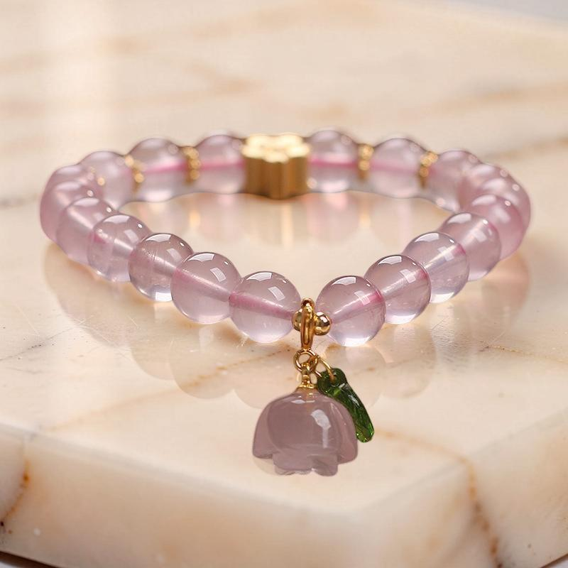 ATELIER-TIBET – Bracelet Quartz Rose – Amour de Cerise