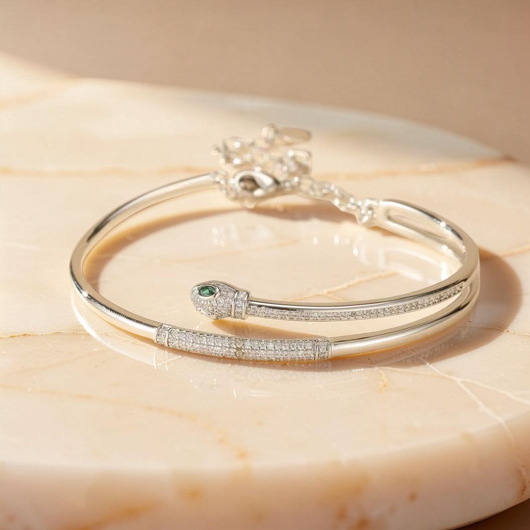 ATELIER-TIBET – Bracelet Serpent – Aura du Nord