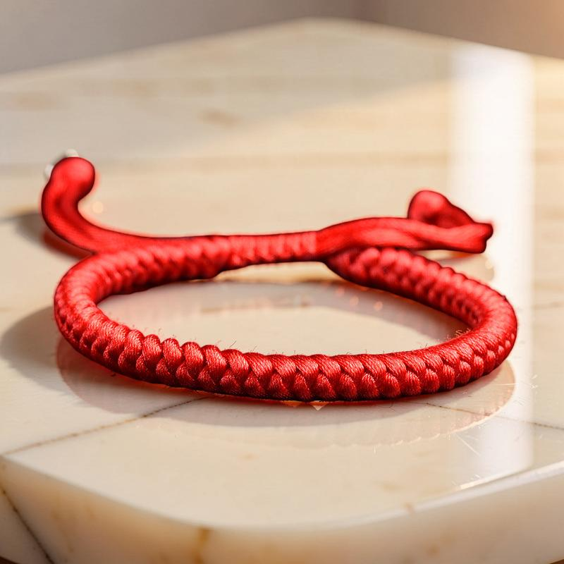 ATELIER-TIBET – Bracelet Cordon Rouge – Gardien de l’Âme