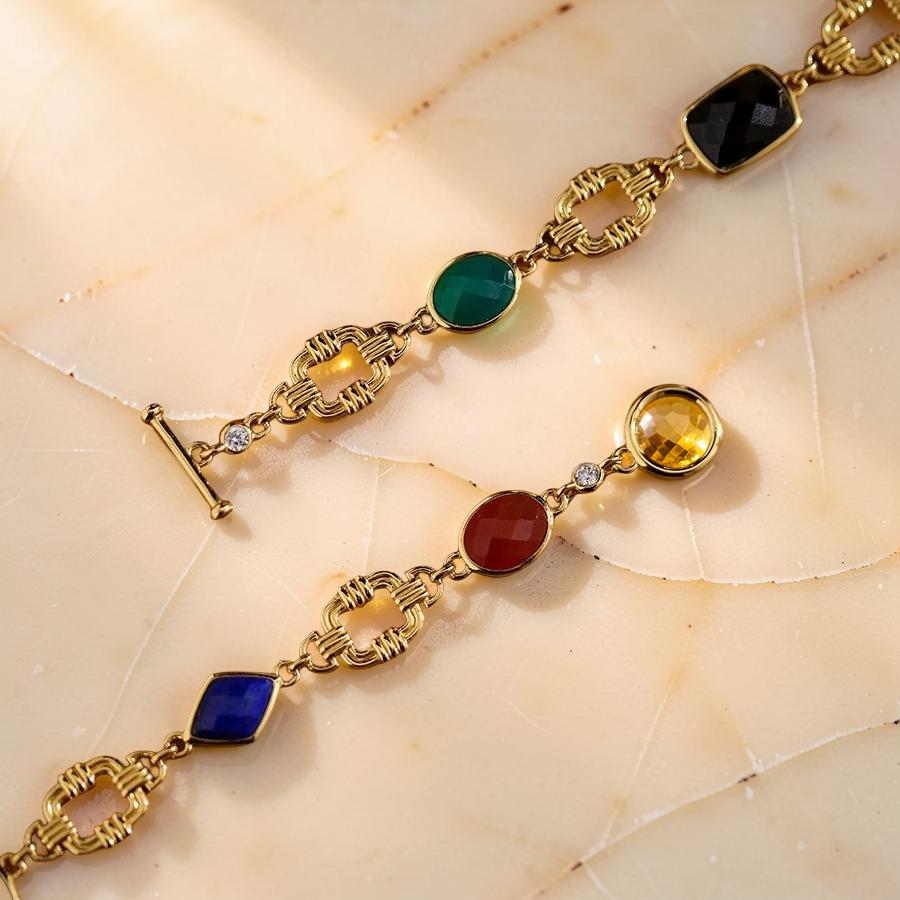 ATELIER-TIBET – Bracelet Vintage – Promesse, Argent Plaqué Or