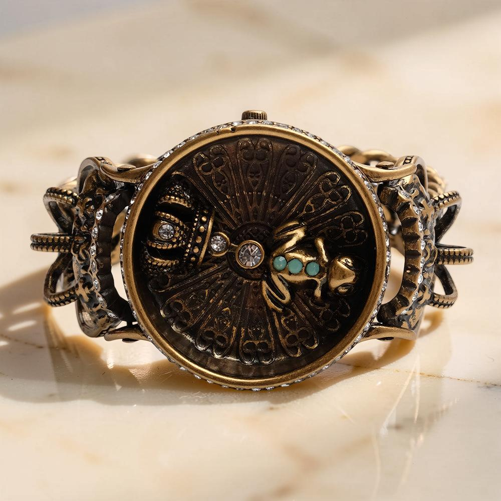 ATELIER-TIBET – Bracelet Vintage Zircon – Roi Grenouille