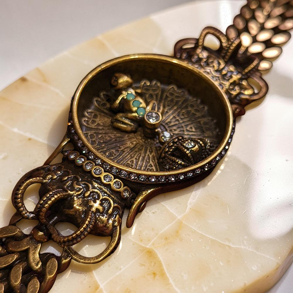 ATELIER-TIBET – Bracelet Vintage Zircon – Roi Grenouille