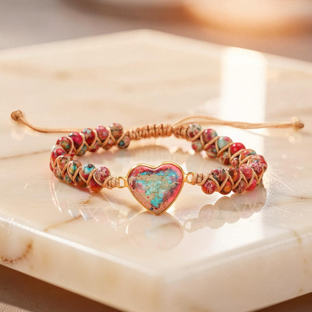 ATELIER-TIBET – Bracelet Jaspe – Amour Vibrant