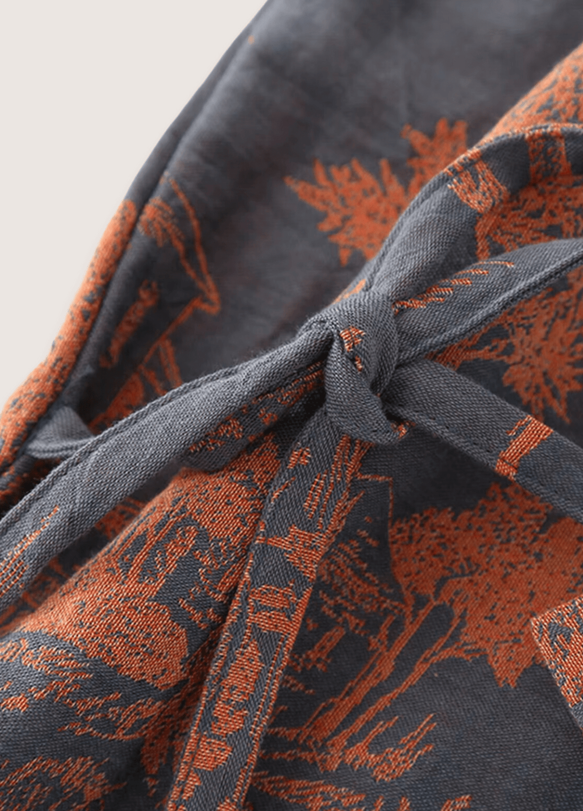 Peignoir kimono femme coton bleu – Kaido