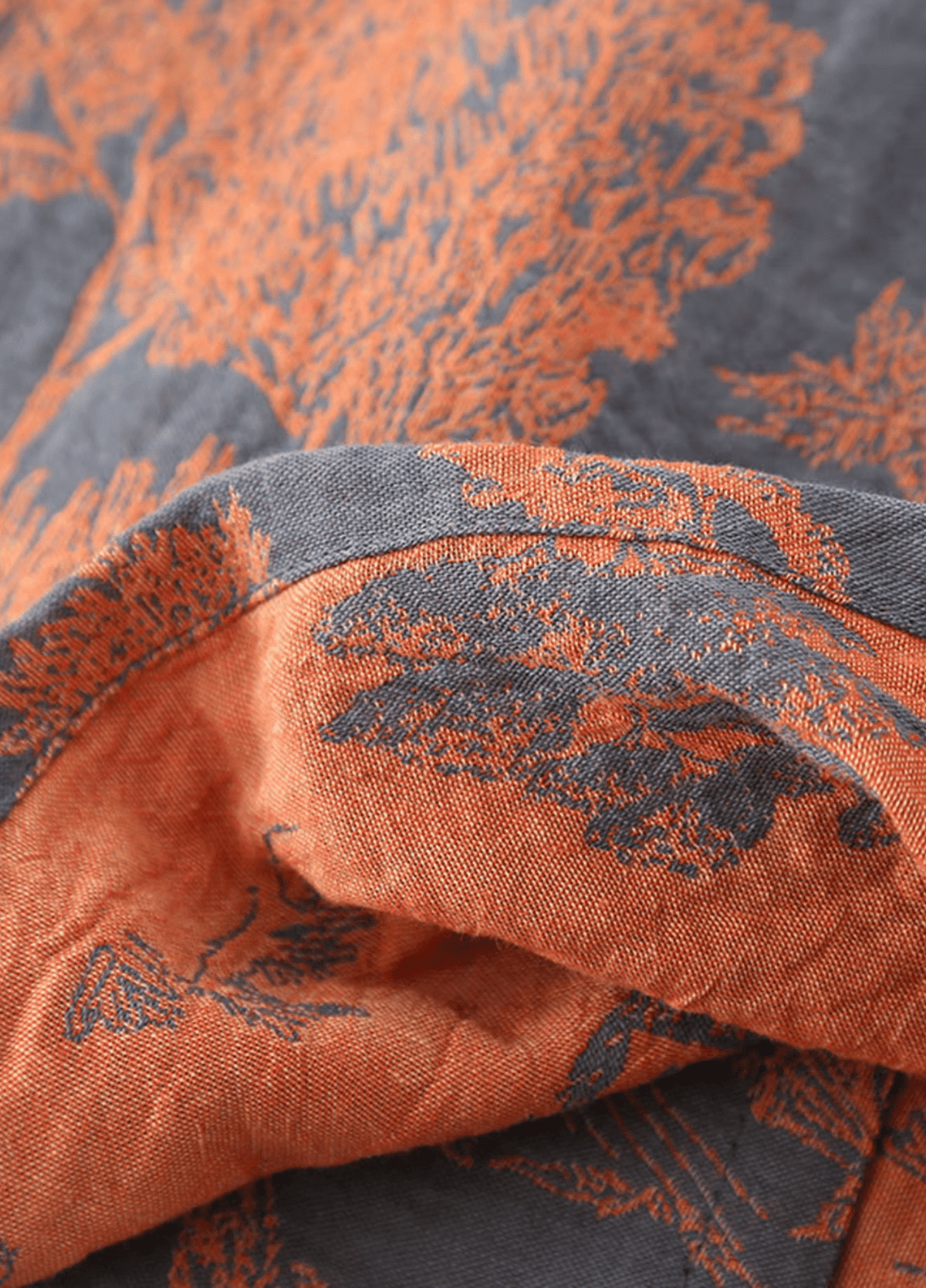 Peignoir kimono femme coton bleu – Kaido