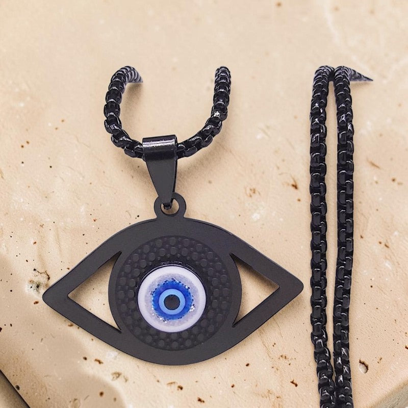 ATELIER-TIBET – Pendentif Oeil Bleu - Protection du Mauvais Oeil