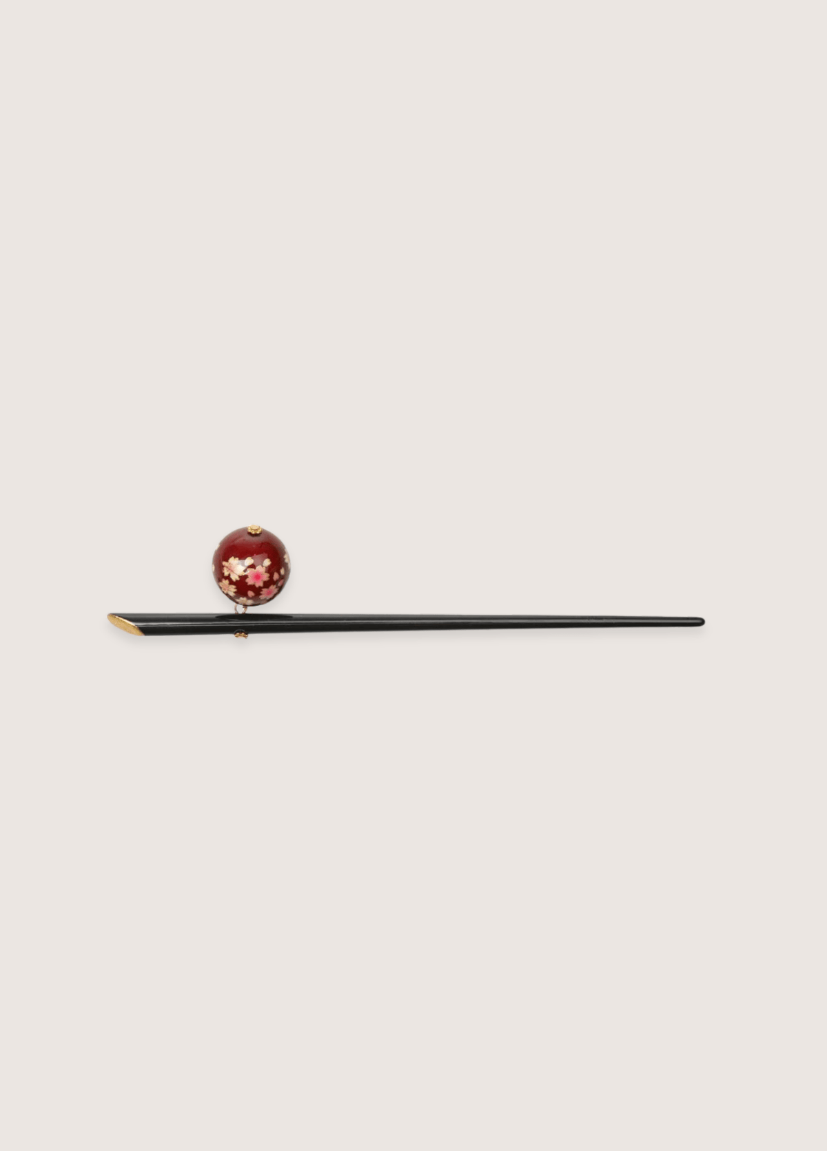 Pique à cheveux femme motif cerisier rouge – Kanzashi Sakura