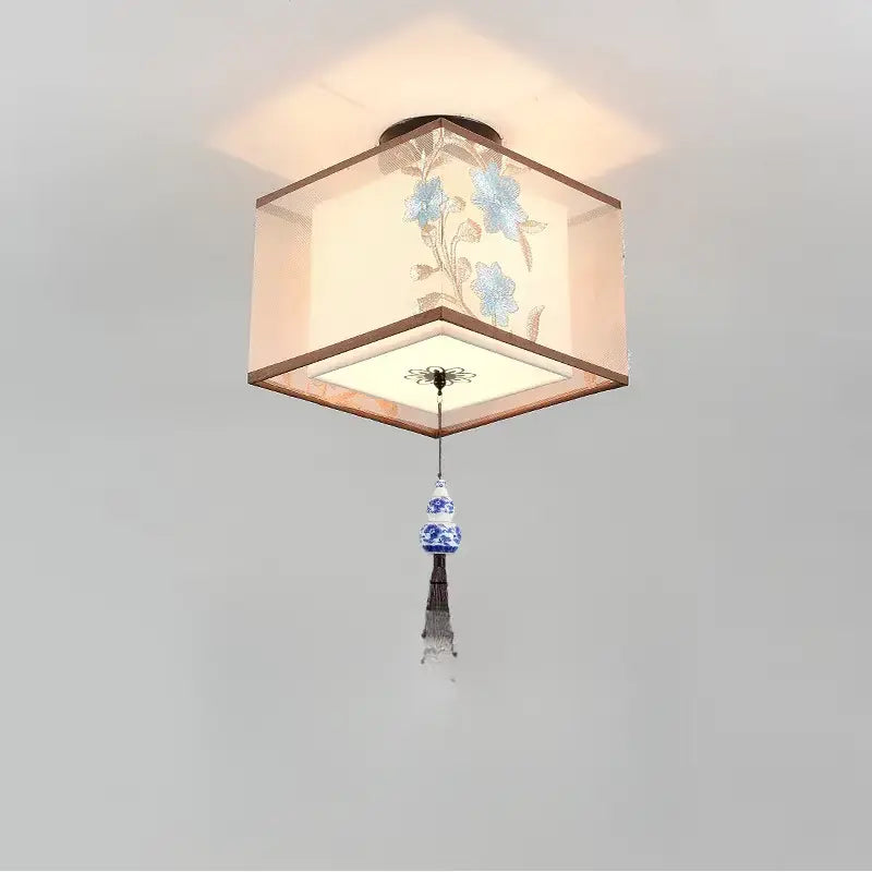 ATELIER-TIBET – Plafonnier Asiatique LED Zen au Motif Lotus