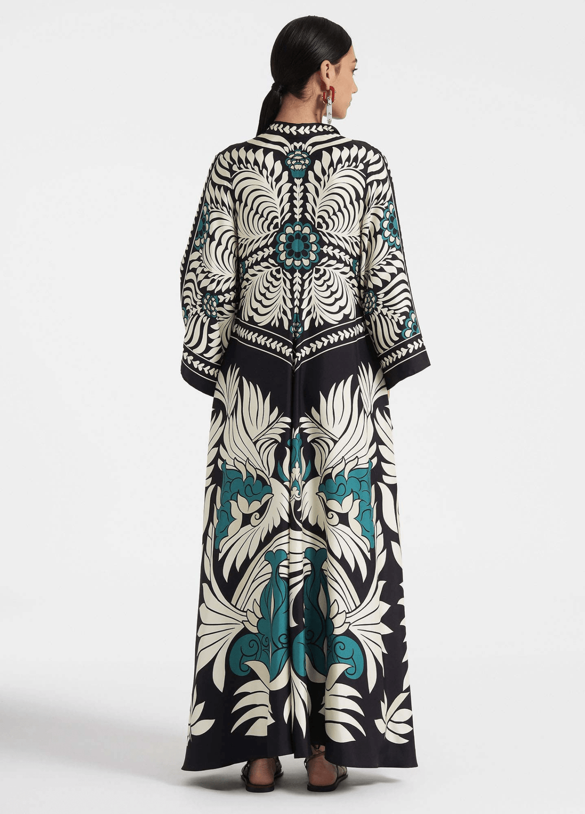 Robe kimono femme bleu – Art Botanique