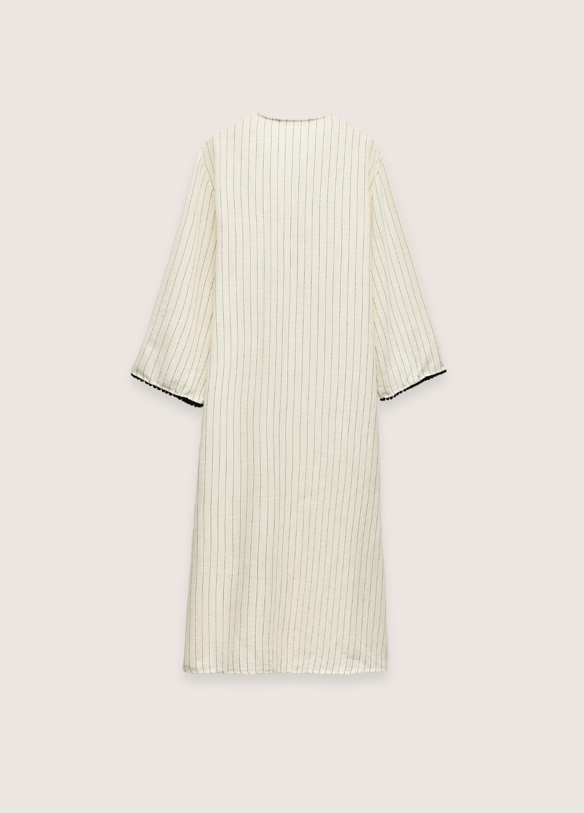 Robe kimono femme motif rayure blanc – Yuki
