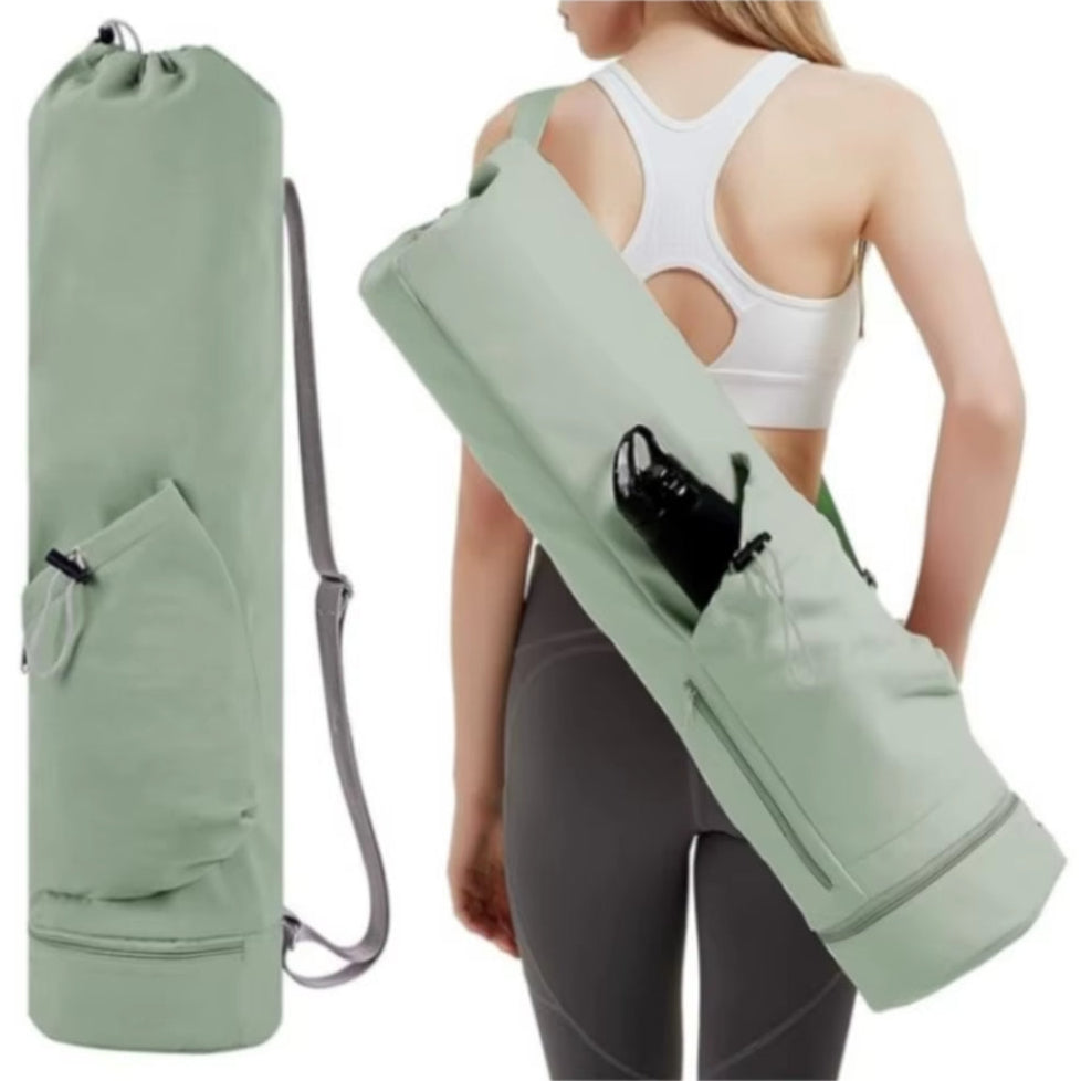 ATELIER-TIBET – Sac de yoga vert grande capacité – Polyester