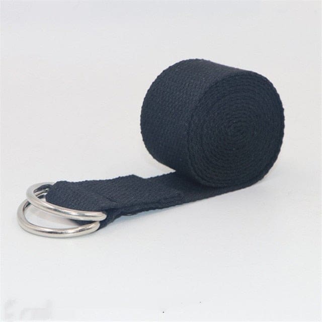ATELIER-TIBET – Sangle de Yoga en Coton Naturel Bio 180 × 3,5 cm