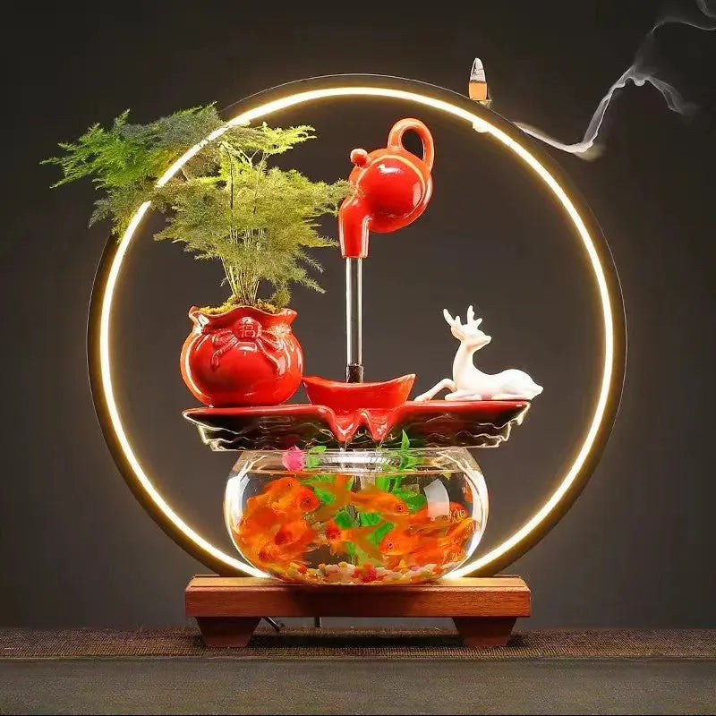 ATELIER-TIBET – Onde d’Abondance · Fontaine d’Encens LED Aquatique
