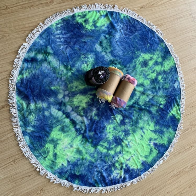 Tapis de plage hypnotique