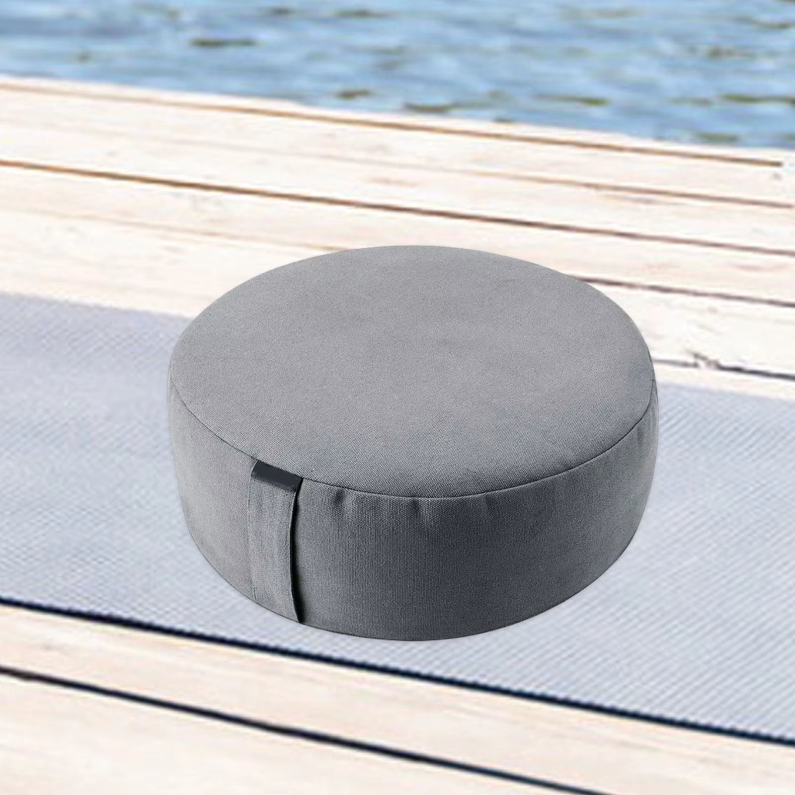 ATELIER-TIBET Zafu Gris Moderne – Coussin de Méditation & Assise Confortable