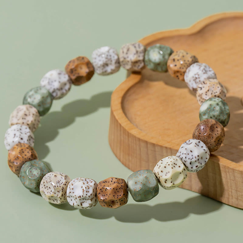 ATELIER-TIBET Bracelet Bodhi 10 mm Naturel