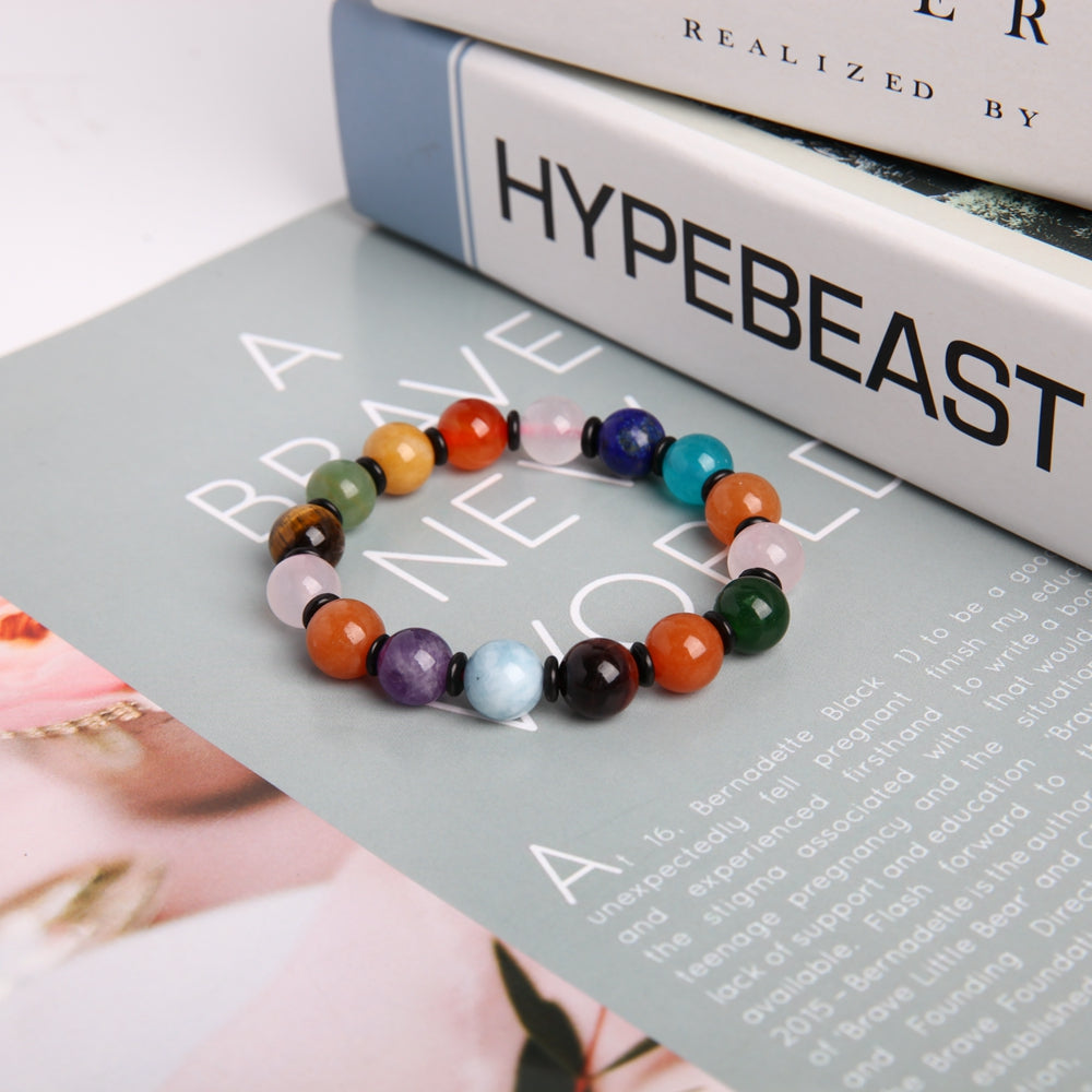ATELIER-TIBET Bracelet Chakra 10mm Pierres Naturelles