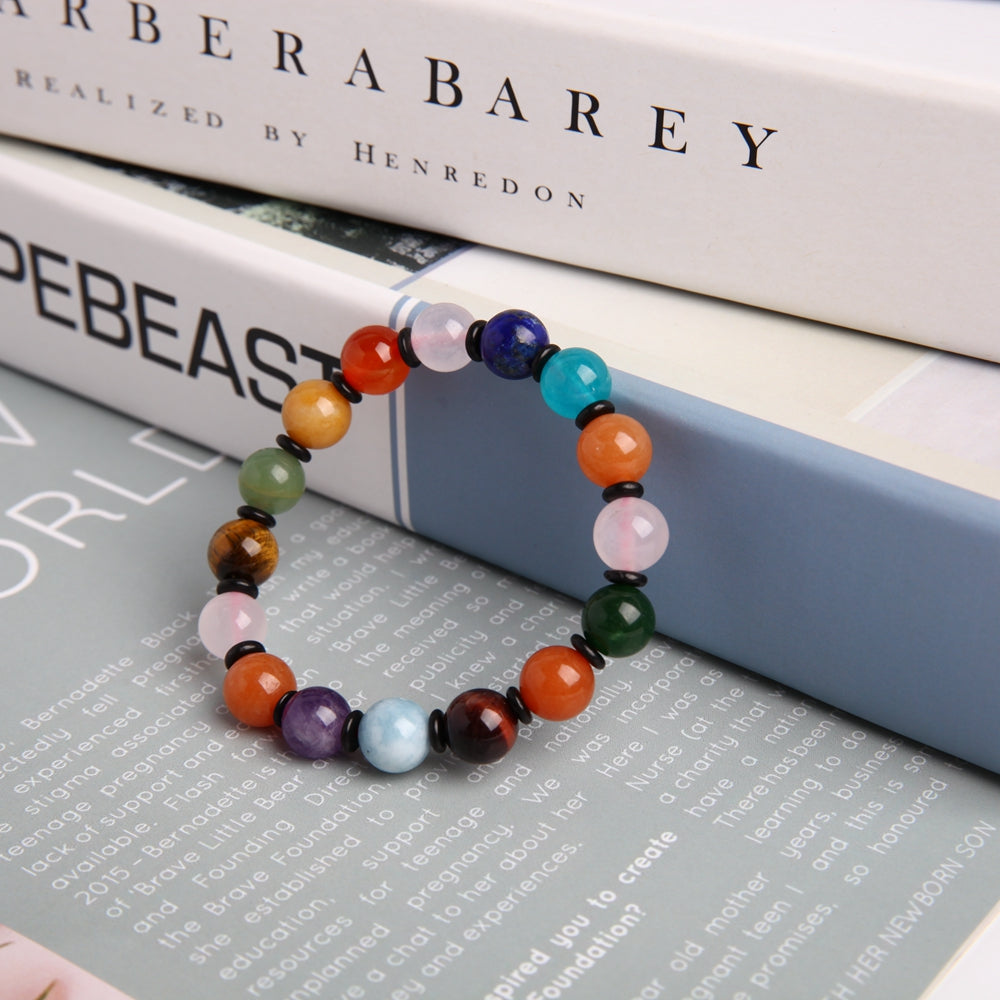 ATELIER-TIBET Bracelet Chakra 10mm Pierres Naturelles