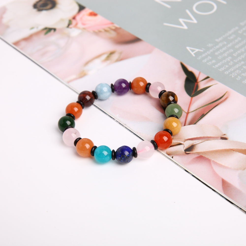 ATELIER-TIBET Bracelet Chakra 10mm Pierres Naturelles