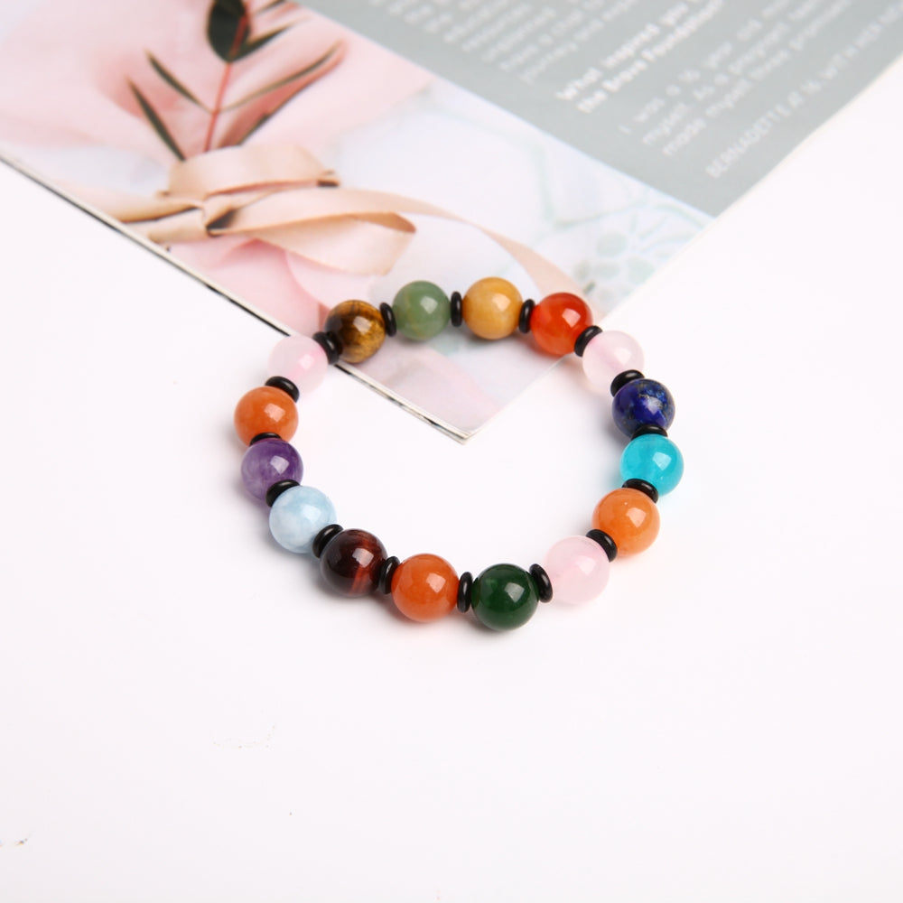 ATELIER-TIBET Bracelet Chakra 10mm Pierres Naturelles