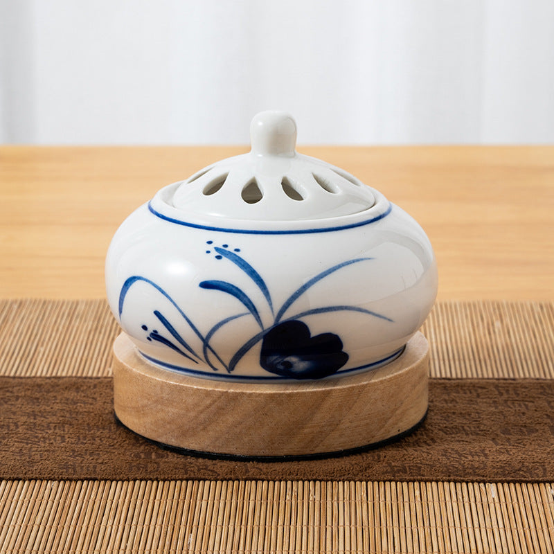 ATELIER-TIBET | Brûleur d’Encens Électrique Zisha avec Veilleuse – Argile Traditionnelle