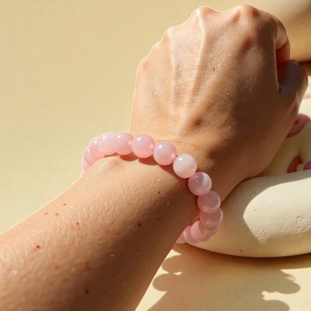 ATELIER-TIBET – Bracelet Amour Inconditionnel en Quartz Rose