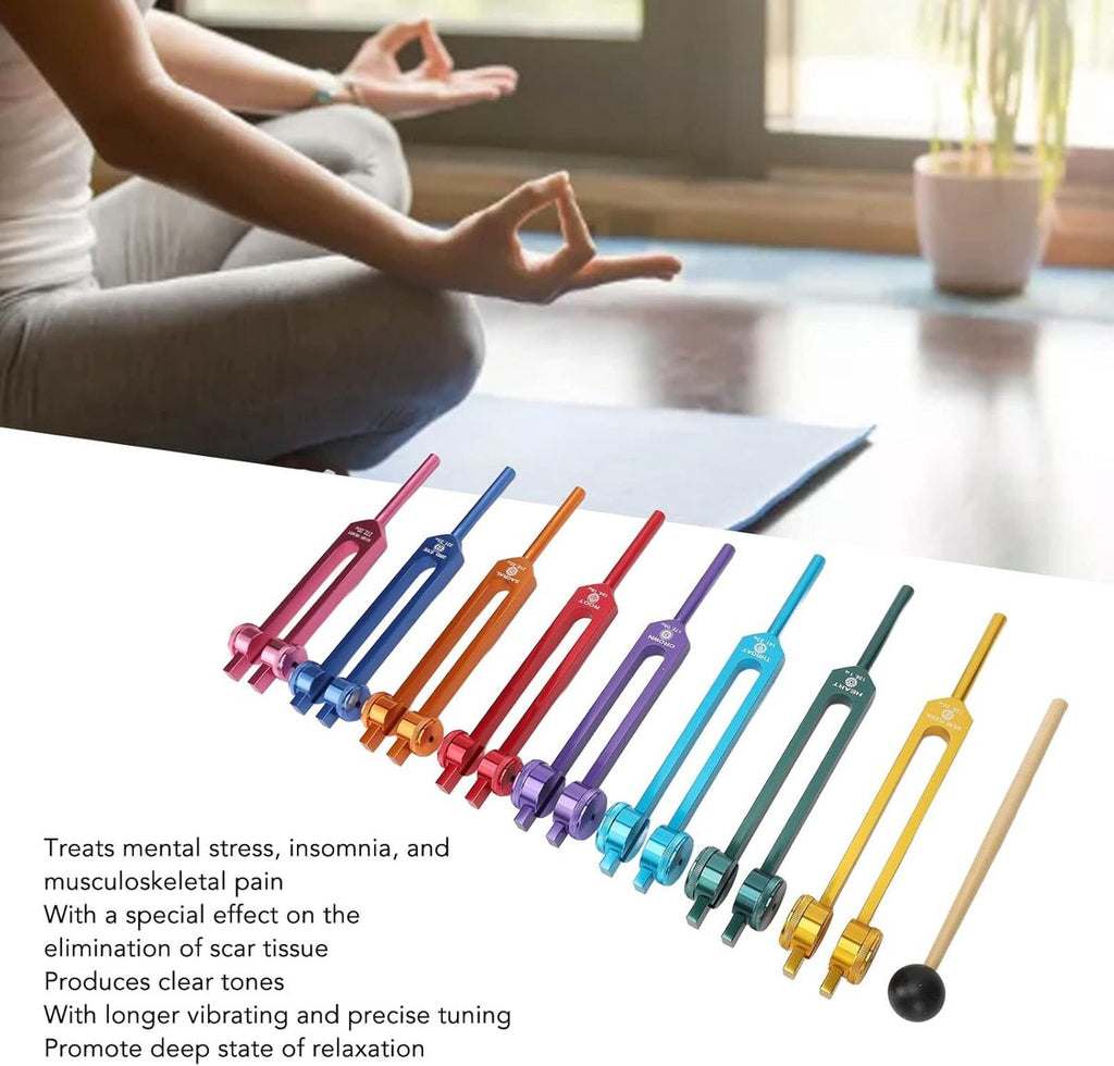 ATELIER-TIBET Set de Diapasons Chakra – Ensemble complet pour équilibre énergétique & bien-être