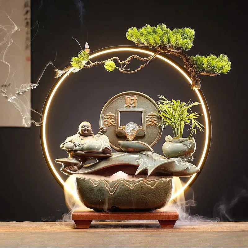 ATELIER-TIBET – Flux Harmonie · Fontaine d’Encens LED Feng Shui