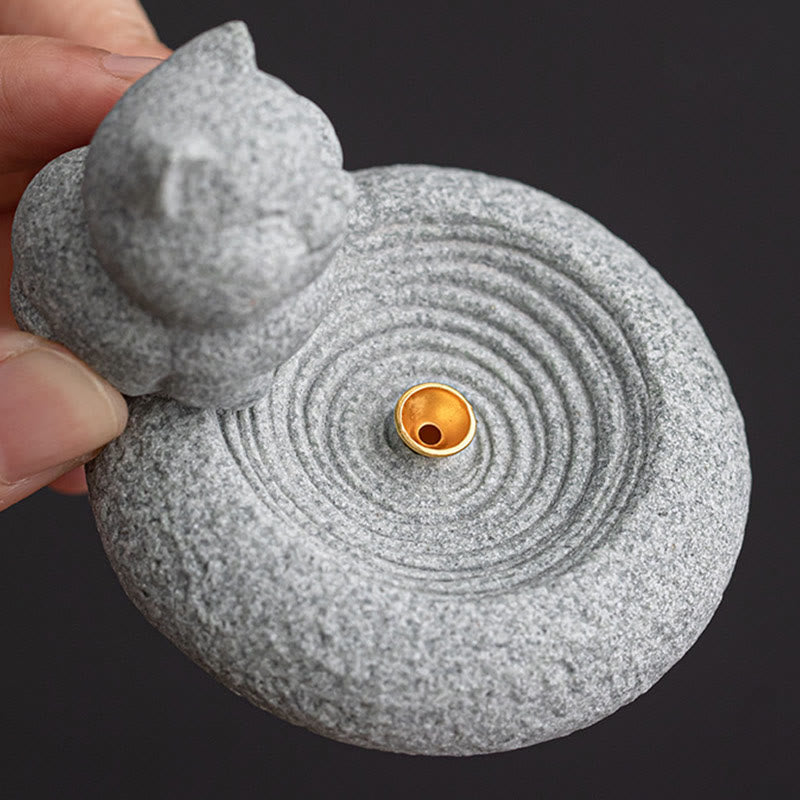 ATELIER-TIBET Brûleur Buddha Stones, décoration de bureau