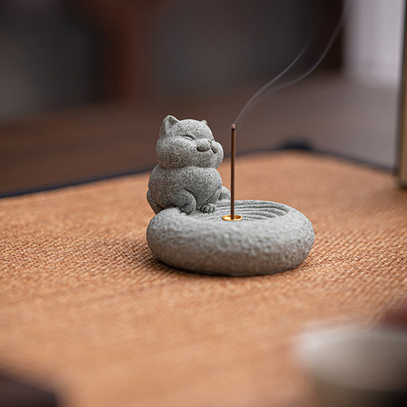 ATELIER-TIBET Brûleur Buddha Stones, décoration de bureau