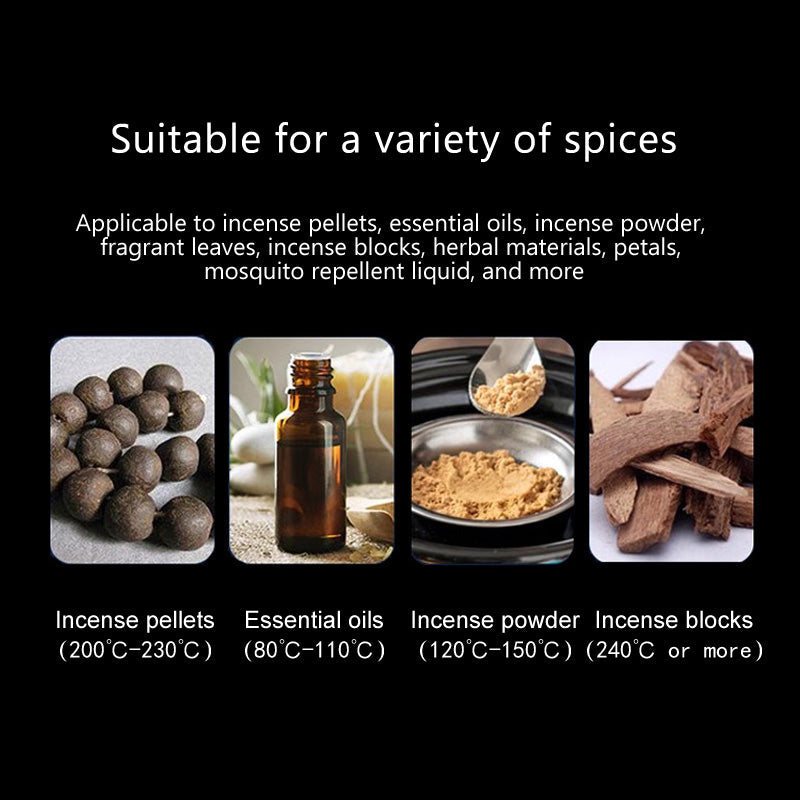 ATELIER-TIBET | Brûleur d’Encens Électrique Zisha avec Veilleuse – Argile Traditionnelle