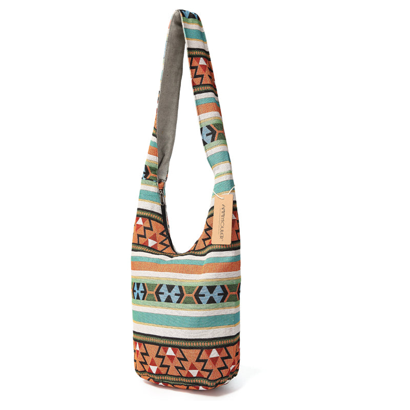 ATELIER-TIBET – Sac à bandoulière femme grande capacité – Polyester – 50 cm