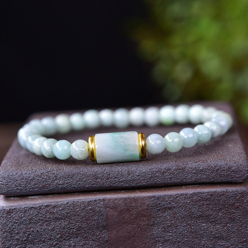 ATELIER-TIBET – Bracelet Chance & Prospérité en Jade Naturel | Harmonie & Intention