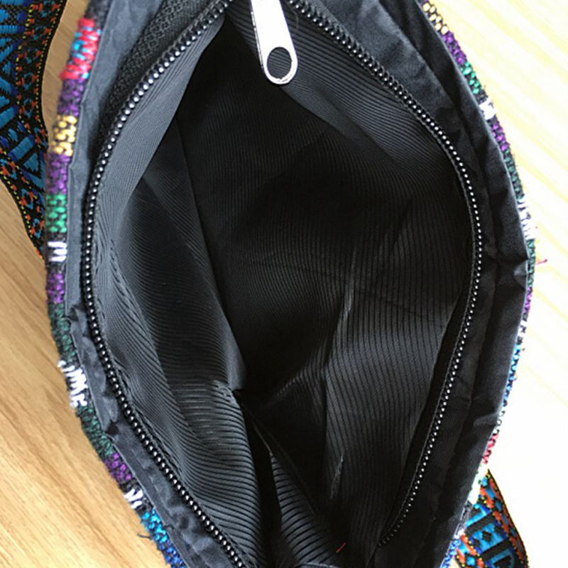 ATELIER-TIBET – Sac à bandoulière femme ethnique vintage – Polyester – 25 cm