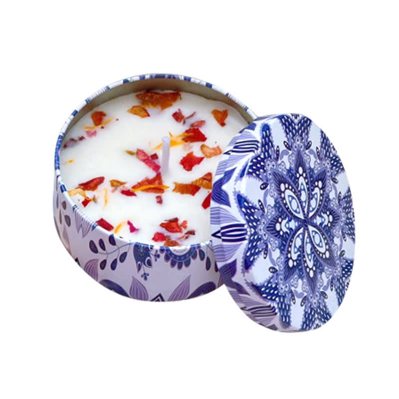 ATELIER-TIBET Bougie Spirituelle en Cire de Soja pour Méditation et Rituels