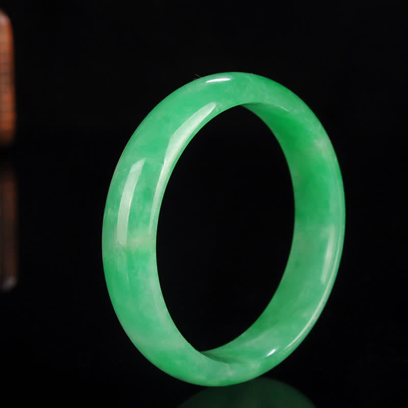 ATELIER-TIBET – Bracelet Jonc en Jadéite Naturelle | Harmonie & Élégance Intemporelle