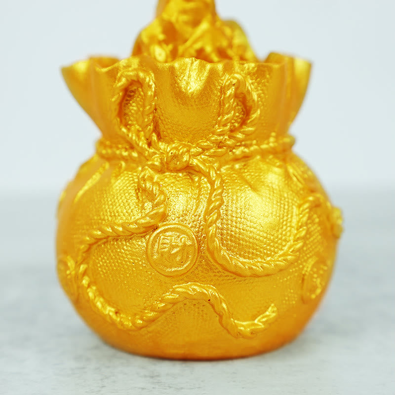ATELIER-TIBET Citrine naturelle Ornement de pierre précieuse pour arbre à argent - Feng Shui pour la prospérité