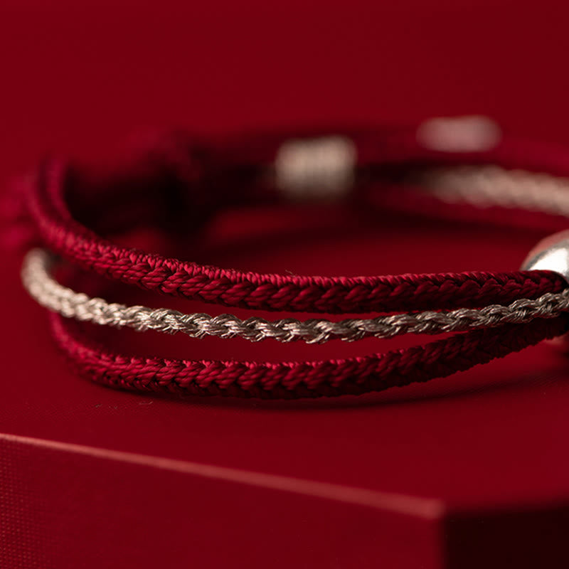 ATELIER-TIBET Bracelet Tibétain Zakiram Argent 925 – 8 mm