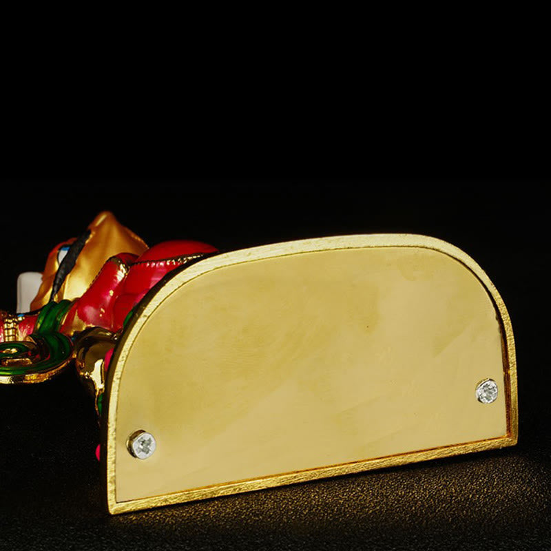 ATELIER-TIBET Alliage d'oiseau Garuda du Tibet pour éloigner les mauvais esprits Décoration de la maison