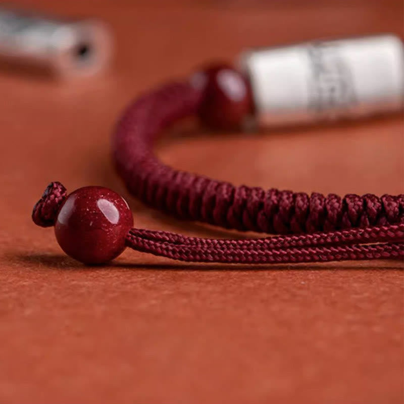 ATELIER-TIBET – Bracelet de Protection Zodiaque Chinois en Argent Sterling 925 & Fil Rouge (Ajustable)