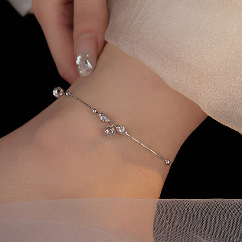 ATELIER-TIBET – Chevillière Perles Argent 925 6 mm