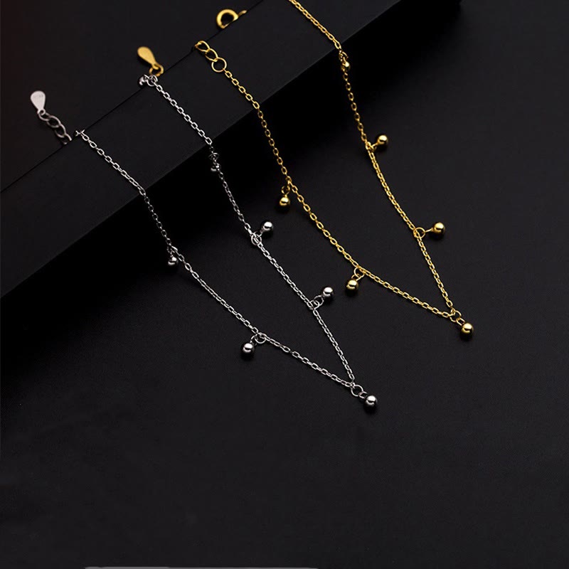 ATELIER-TIBET – Chevillière Argent 925 Perles Fines