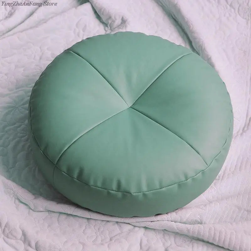 ATELIER-TIBET — Coussin Japonais Minimaliste en Similicuir (PU) | Assise Confort & Design Épuré