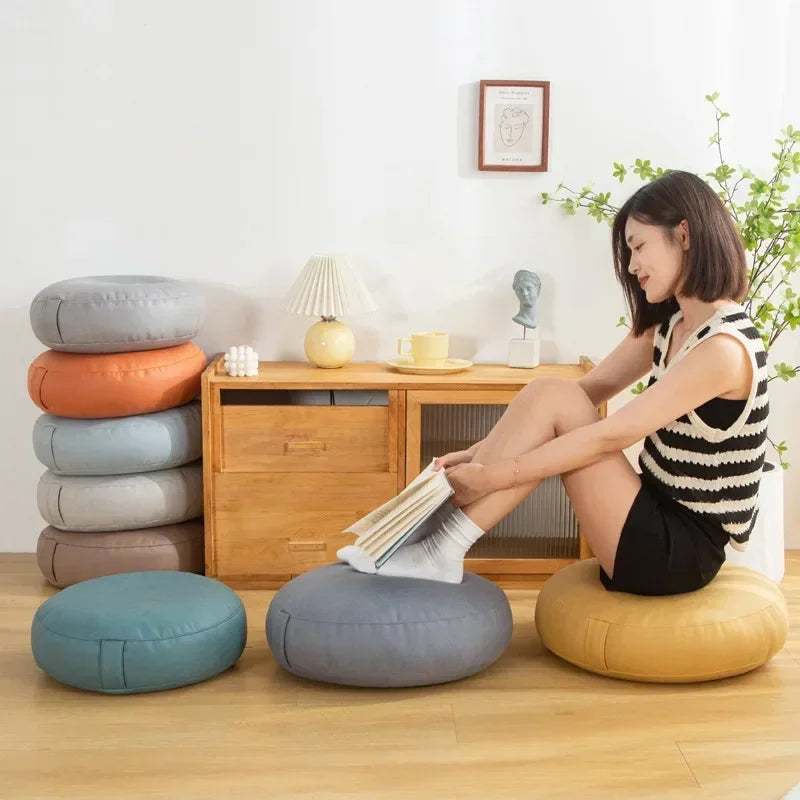 ATELIER-TIBET – Coussin de Sol Japonais Portable en Tissu Technologique –  40 / 45 cm